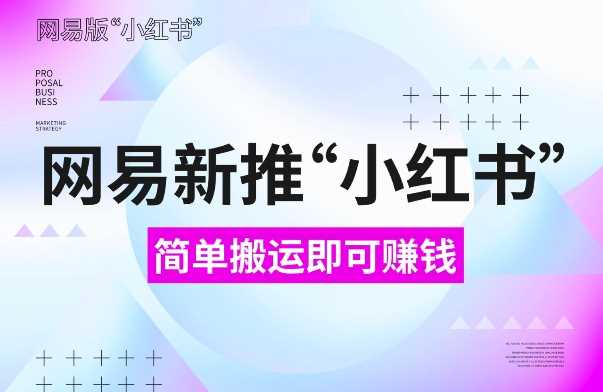 网易官方新推“小红书”，搬运即有收益，新手小白千万别错过(附详细教程)【揭秘】远创网-专注分享副业落地实操课程 – 全网首发_高质量项目输出远创网