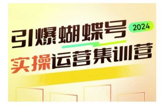 引爆蝴蝶号实操运营，助力你深度掌握蝴蝶号运营，实现高效实操，开启流量变现之路远创网-专注分享副业落地实操课程 – 全网首发_高质量项目输出远创网