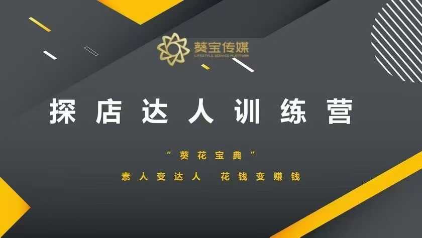 探店达人训练营，素人变达人，花钱变赚钱远创网-专注分享副业落地实操课程 – 全网首发_高质量项目输出远创网