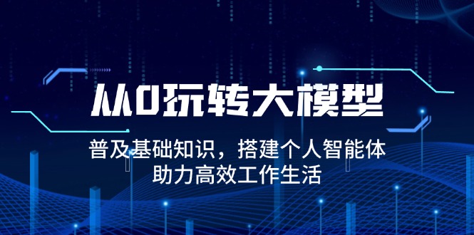 从0玩转大模型，普及基础知识，搭建个人智能体，助力高效工作生活远创网-专注分享副业落地实操课程 – 全网首发_高质量项目输出远创网
