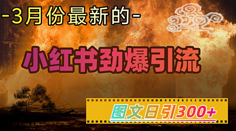 小红书超劲爆引流手段，图文日引300+轻松变现1W远创网-专注分享副业落地实操课程 – 全网首发_高质量项目输出远创网