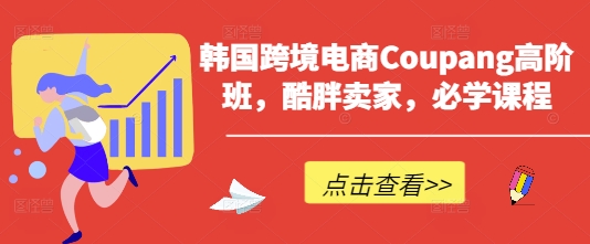 韩国跨境电商Coupang高阶班，酷胖卖家，必学课程远创网-专注分享副业落地实操课程 – 全网首发_高质量项目输出远创网