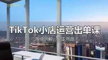TikTok小店运营出单课，从开店选品、运营出单、发货回款，进行全流程讲解远创网-专注分享副业落地实操课程 – 全网首发_高质量项目输出远创网