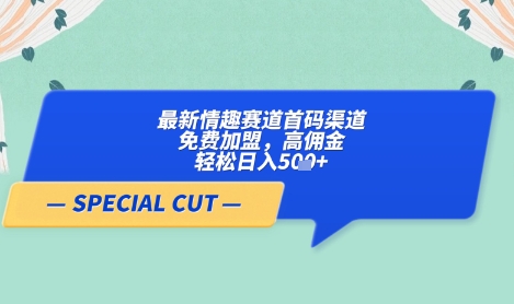 【轻云】最新情趣赛道首码渠道，免费加盟，高佣金，轻松日入5张+远创网-专注分享副业落地实操课程 – 全网首发_高质量项目输出远创网