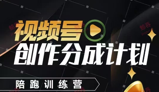 视频号创作分成计划陪跑训练营，手把手教会你如何制作视频，细水长流型项目远创网-专注分享副业落地实操课程 – 全网首发_高质量项目输出远创网