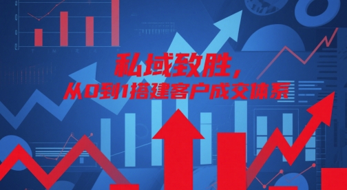 私域致胜，从0到1搭建客户成交体系远创网-专注分享副业落地实操课程 – 全网首发_高质量项目输出远创网