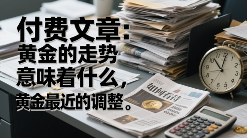 付费文章：黄金的走势意味着什么，如何看待黄金最近的调整远创网-专注分享副业落地实操课程 – 全网首发_高质量项目输出远创网