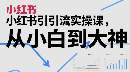 小红书引流实操课，从小白到大神远创网-专注分享副业落地实操课程 – 全网首发_高质量项目输出远创网