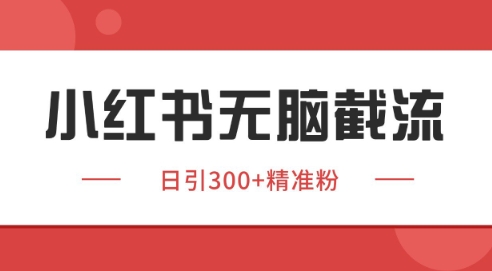 小红书截流同行客源，独家野路子获客玩法 日引200+暴力获客【揭秘】远创网-专注分享副业落地实操课程 – 全网首发_高质量项目输出远创网
