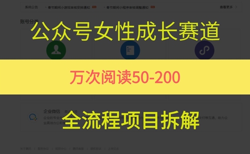 公众号女性赛道，最近爆火系列，条条作品阅读量10w+远创网-专注分享副业落地实操课程 – 全网首发_高质量项目输出远创网