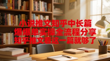 小说推文知乎中长篇爆单实操全流程分享，知乎推文看这一篇就够了远创网-专注分享副业落地实操课程 – 全网首发_高质量项目输出远创网