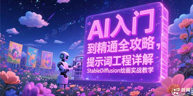 AI入门到精通全攻略，提示词工程详解，StableDiffusion绘画实战教学远创网-专注分享副业落地实操课程 – 全网首发_高质量项目输出远创网