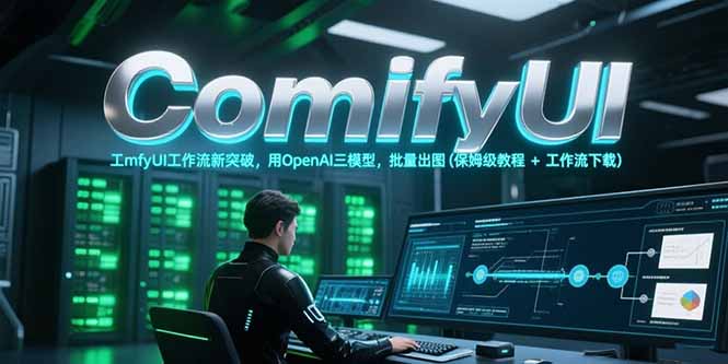 ComfyUI工作流新突破，用OpenAI三模型，批量出图(保姆级教程+工作流下载远创网-专注分享副业落地实操课程 – 全网首发_高质量项目输出远创网