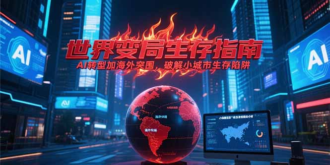 付费文章《世界变局生存指南，AI转型加海外突围，破解小城市生存陷阱》远创网-专注分享副业落地实操课程 – 全网首发_高质量项目输出远创网