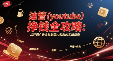 油管(youtube)挣钱全攻略：从开通广告收益到国内收款的实操指南远创网-专注分享副业落地实操课程 – 全网首发_高质量项目输出远创网