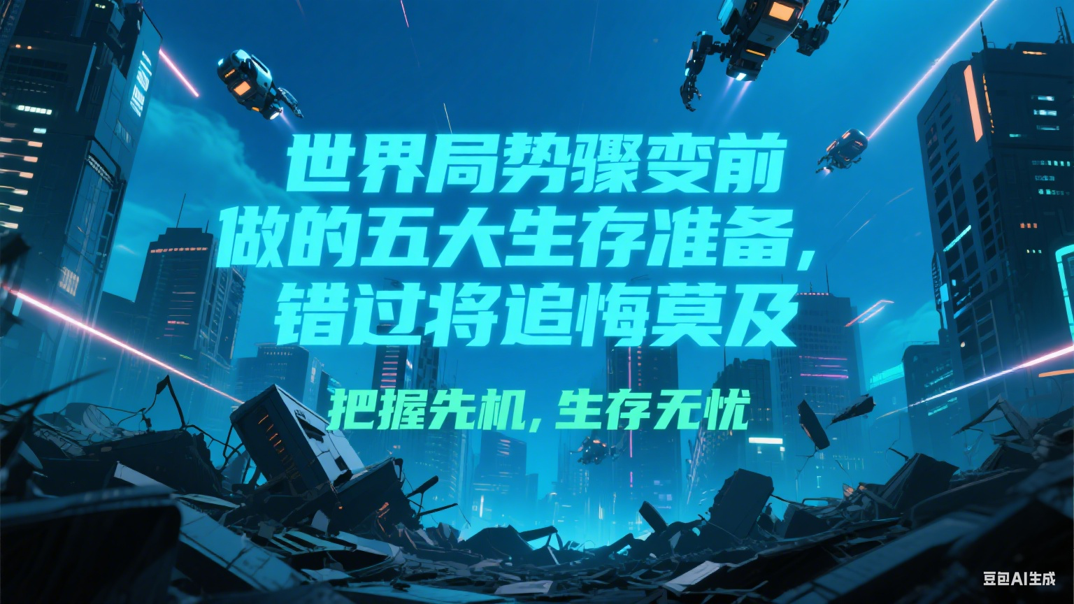 付费文章《世界局势骤变前必做的五大生存准备，错过将追悔莫及》远创网-专注分享副业落地实操课程 – 全网首发_高质量项目输出远创网