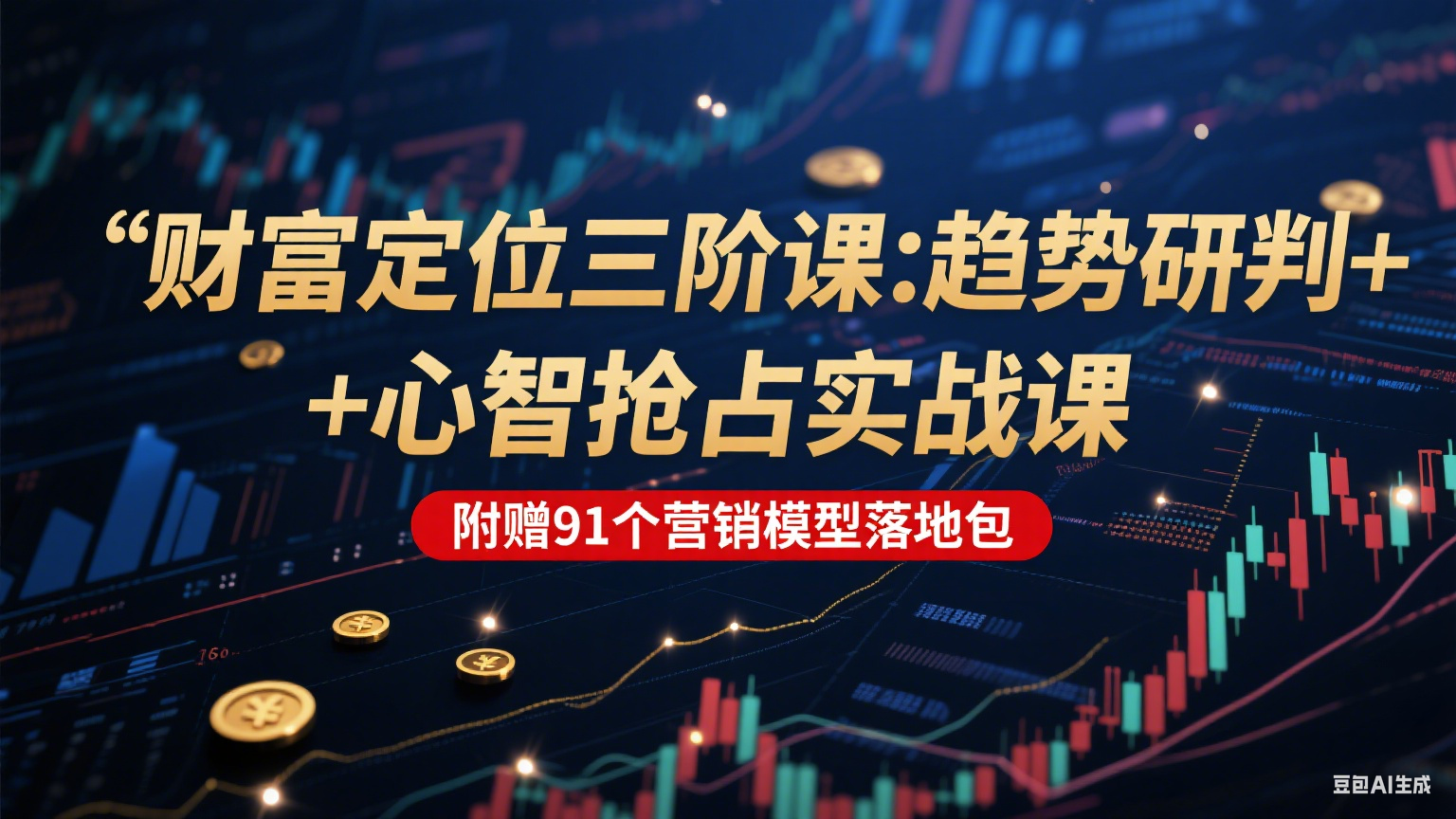 财富定位三阶：趋势研判 + 心智抢占实战课，附赠91个营销模型落地包远创网-专注分享副业落地实操课程 – 全网首发_高质量项目输出远创网