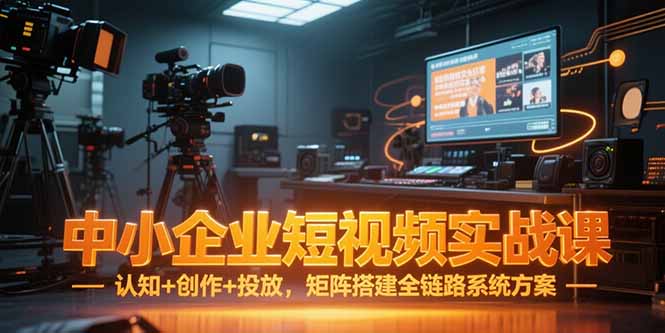 中小企业短视频实战课，认知+创作+投放，矩阵搭建全链路系统方案远创网-专注分享副业落地实操课程 – 全网首发_高质量项目输出远创网