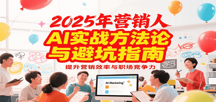 2025年营销实战方法论与避坑指南，利用AI提升营销效率与职场竞争力远创网-专注分享副业落地实操课程 – 全网首发_高质量项目输出远创网