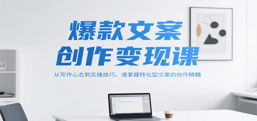 爆款文案创作变现课，从写作心态到实操技巧，速掌握转化型文案的创作精髓远创网-专注分享副业落地实操课程 – 全网首发_高质量项目输出远创网
