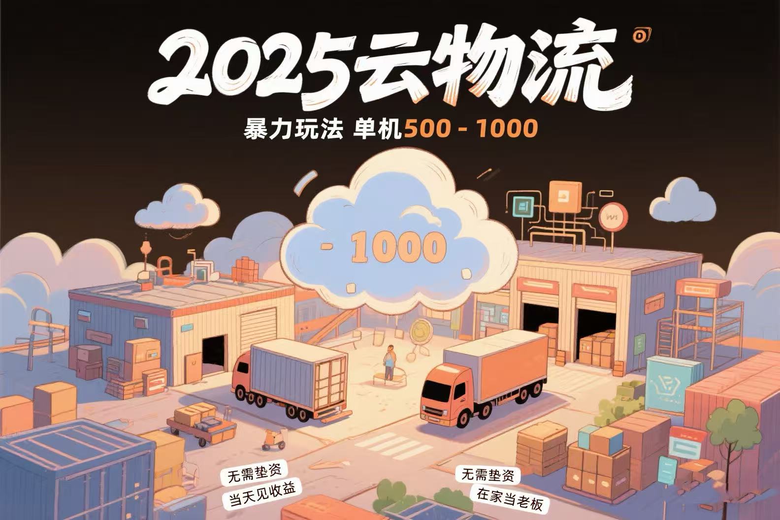 云物流赚差价，项目纯利润500~1000，无需垫资，当天到账。不需要有车，…远创网-专注分享副业落地实操课程 – 全网首发_高质量项目输出远创网