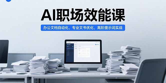 AI职场效能课，办公文档自动化，专业文书优化，高阶提示词实战远创网-专注分享副业落地实操课程 – 全网首发_高质量项目输出远创网