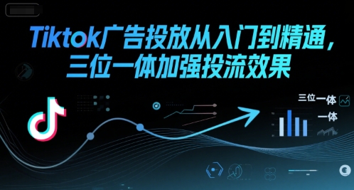 Tiktok广告投放从入门到精通，三位一体加强投流效果远创网-专注分享副业落地实操课程 – 全网首发_高质量项目输出远创网