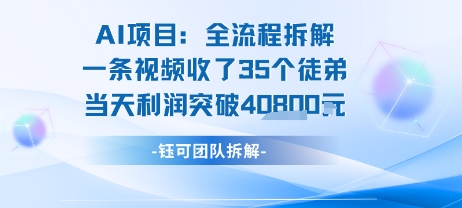 AI收徒变现闭环：一条视频收35人，日入1k+(附完整SOP)远创网-专注分享副业落地实操课程 – 全网首发_高质量项目输出远创网