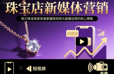 珠宝店新媒体营销，助力珠宝商家快速掌握短视频与直播运营的核心策略远创网-专注分享副业落地实操课程 – 全网首发_高质量项目输出远创网