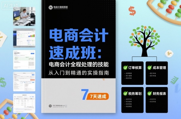 电商会计速成班，电商会计全程处理的技能远创网-专注分享副业落地实操课程 – 全网首发_高质量项目输出远创网
