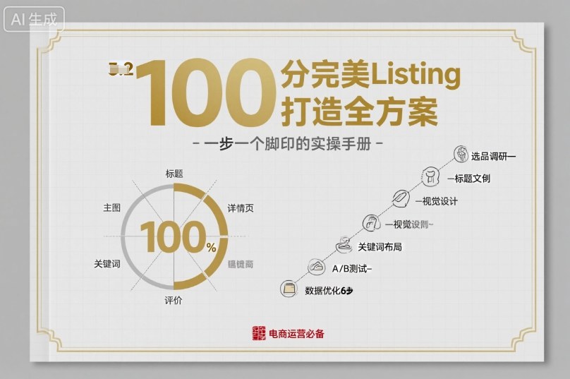 100分完美Listing打造全方案，想要完美listing必须是需要一步一个脚印的远创网-专注分享副业落地实操课程 – 全网首发_高质量项目输出远创网