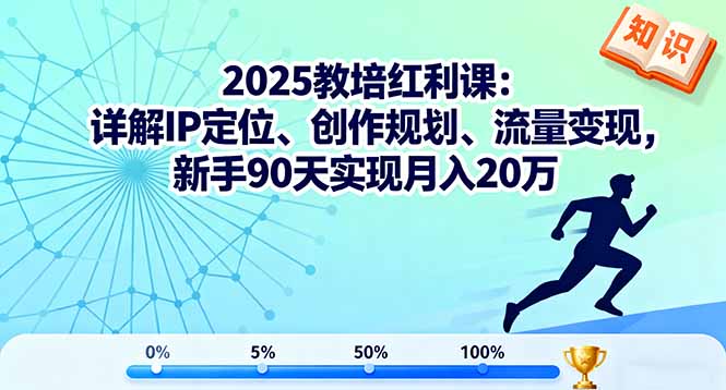 2025教培红利课：详解IP定位、创作规划、流量变现，新手90天实现月入20万远创网-专注分享副业落地实操课程 – 全网首发_高质量项目输出远创网