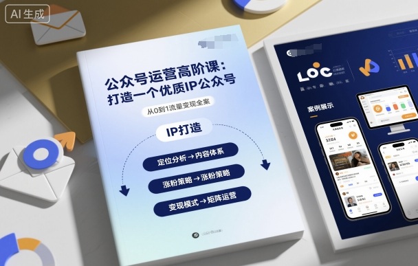 公众号运营高阶课，打造一个优质IP公众号远创网-专注分享副业落地实操课程 – 全网首发_高质量项目输出远创网