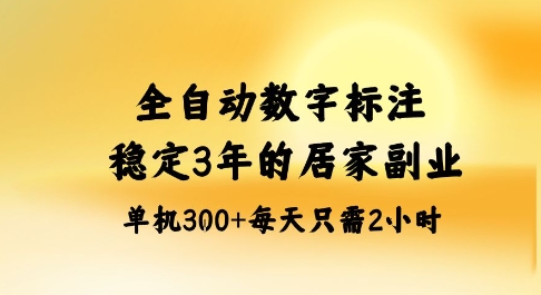 全自动数字标注，稳定3年的蓝海项目，居家也能矩阵开干的副业，单机日入3张+【揭秘】远创网-专注分享副业落地实操课程 – 全网首发_高质量项目输出远创网