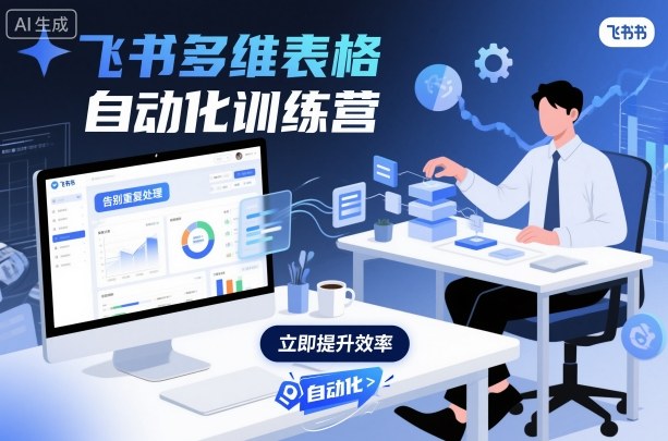 飞书多维表格自动化训练营,手把手教你告别重复处理,用多维表格开启高效办公新模式远创网-专注分享副业落地实操课程 – 全网首发_高质量项目输出远创网