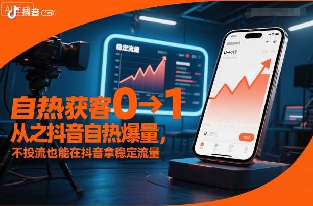 自热获客从0到1之抖音自热爆量，不投流也能在抖音拿稳定流量远创网-专注分享副业落地实操课程 – 全网首发_高质量项目输出远创网