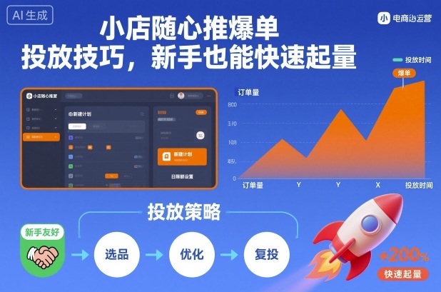 小店随心推爆单投放技巧，新手也能快速起量远创网-专注分享副业落地实操课程 – 全网首发_高质量项目输出远创网