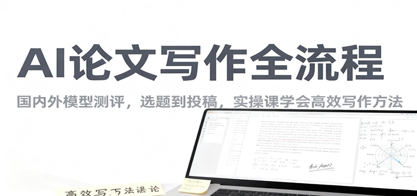 AI论文写作全流程,国内外模型测评,选题到投稿,实操课学高效写作方法远创网-专注分享副业落地实操课程 – 全网首发_高质量项目输出远创网