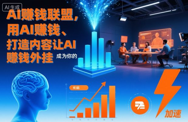 AI賺钱联盟,用AI賺钱、打造内容让AI成为你的賺钱外挂远创网-专注分享副业落地实操课程 – 全网首发_高质量项目输出远创网
