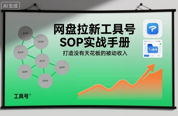 网盘拉新工具号SOP实战手册,打造没有天花板的被动收入远创网-专注分享副业落地实操课程 – 全网首发_高质量项目输出远创网