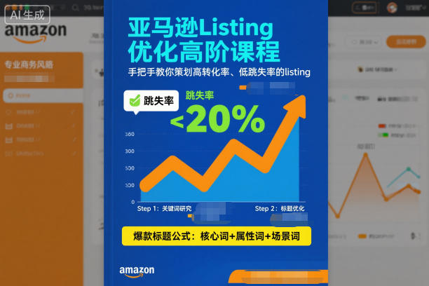 亚马逊Listing优化高阶课程,手把手教你策划高转化率、低跳失率的listing远创网-专注分享副业落地实操课程 – 全网首发_高质量项目输出远创网