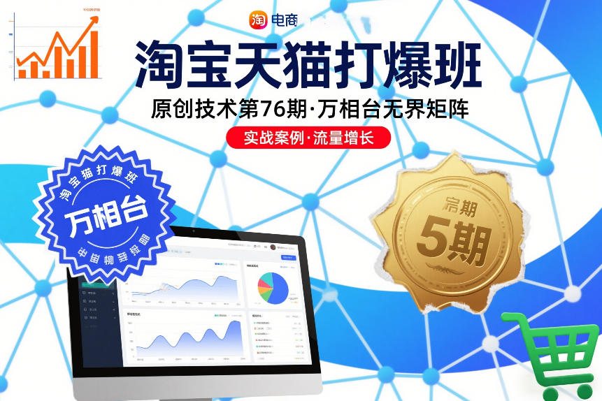淘宝天猫打爆班原创技术第76期，万相台无界矩阵远创网-专注分享副业落地实操课程 – 全网首发_高质量项目输出远创网