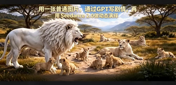 用一张普通图片，通过GPT写剧情，再用Seedance 2.0做动态演绎，居然能生成迪士尼风格搞笑动画米创网-专注分享副业落地实操课程 – 全网首发_高质量项目输出远创网