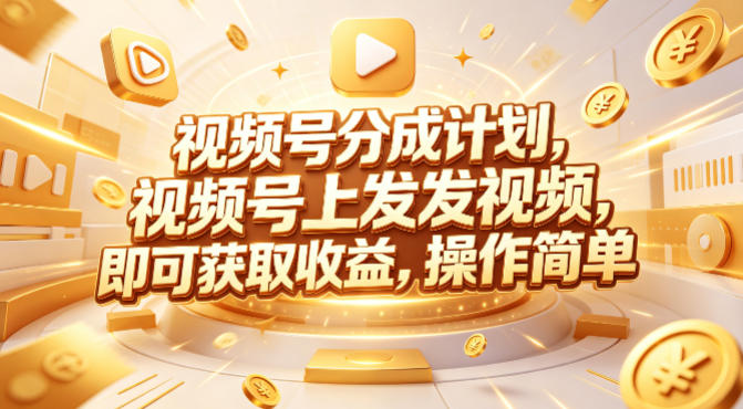 视频号分成计划，599元众筹的Red团队课程，视频号上发发视频，即可获取收益，操作简单米创网-专注分享副业落地实操课程 – 全网首发_高质量项目输出远创网