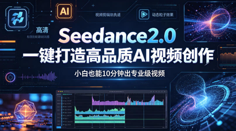 Seedance2.0一键打造高品质AI视频创作，小白也能10分钟出专业级视频米创网-专注分享副业落地实操课程 – 全网首发_高质量项目输出远创网