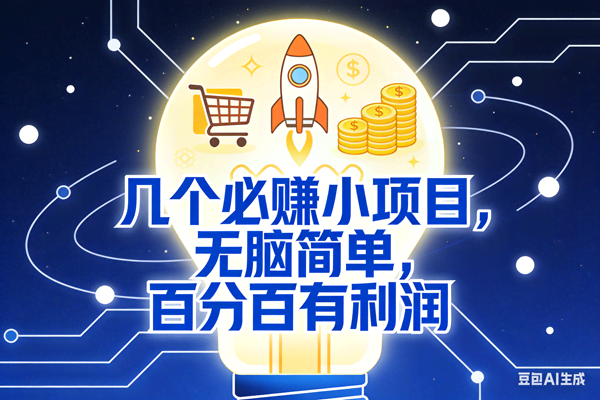 （18216期）几个必赚钱的小项目，百分百赚米，无脑简单，副业首选，日入600+米创网-专注分享副业落地实操课程 – 全网首发_高质量项目输出远创网